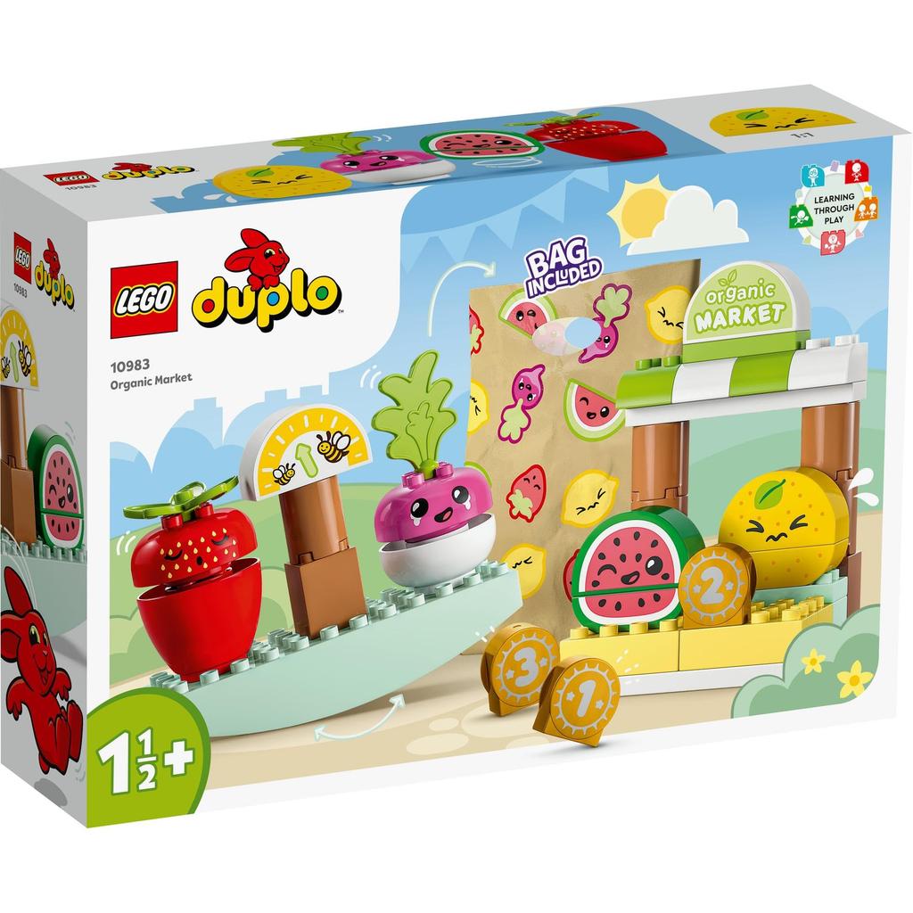 LEGO Duplo Первый рынок овощей Duplo 10983 Игровой набор Кубики Подарок Младенец Малыш Игры в ролевые игры Мальчики Девочки от 1,5 лет