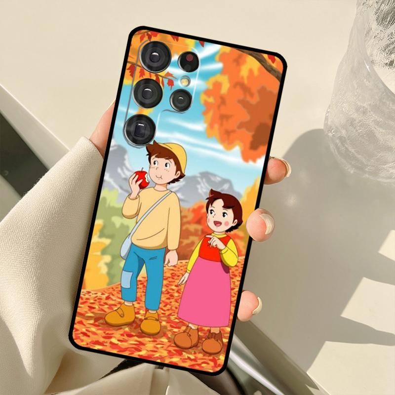 Чехол с изображением мультяшного Хайди для Samsung Galaxy S23 S22 Ultra S20 FE Note 20 Note 10 S8 S9 S10 Plus S21 Ultra Cover