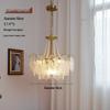European-Style Postmodern Minimalist Crystal Chandelier for Living Room, Bedroom, or Dining Room