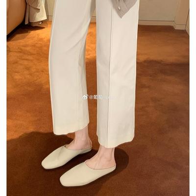 ~ Ленивая би-подготовка~ Мягкая восковая и легкая в носке Баотоу с одной ногой и наполовину волочащаяся женщина