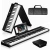 TERENCE V50 Digital Piano, 88 Keys, Foldable, 30W Dual Speakers, High-Sensitivity Touch-Response Keyboard, Authentic Touch Sensitivity, 128 Voices, 30
