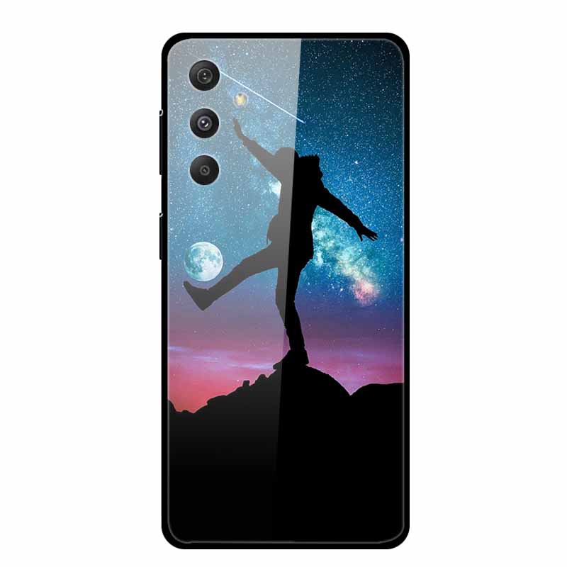For Samsung Galaxy S25 Plus Case S 25 Plus Coque Hard Back Cover Tempered Glass Case For Samsung A55 A16 Phone Case Soft Bumper