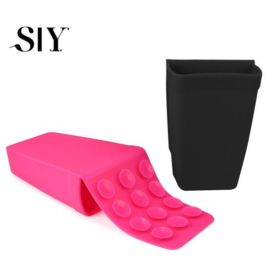 Hair Straightener Storage Bag Styling Tool Silicone Suction Cup Heat Resistant Flat/Curling Foldable Travel Iron Tools Holder Organizer Pouch
