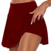 Women's  Athletic Stretchy Pleated Tennis Skirts Run Yoga Inner Shorts Elastic Sports Golf Skorts