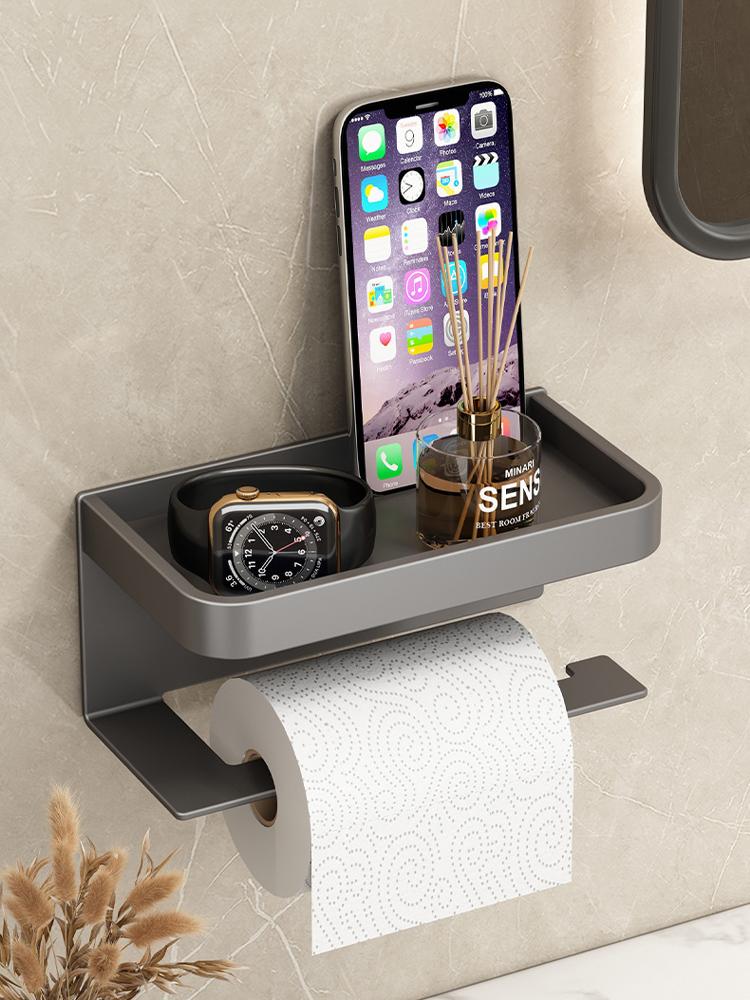 Настенный держатель для туалетной бумаги без перфорации, железный держатель для салфеток, стойка для хранения туалетной бумаги, бытовые товары для хранения