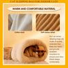 Comfortable Pet Snuggle Sack Cat Sleeping Bag Soft Plush Sleep Zone Cuddle Cave Cat Bed Cave