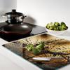 Glass Kitchen Chopping Board with Decorative Dandelion Graphics 60x52 cm