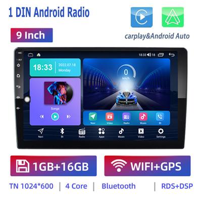 2 Din Android 9-дюймовый автомобильный мультимедийный видеоплеер, универсальное стерео радио, GPS для Volkswagen Nissan Hyundai Kia Toyota 1 + 16 ГБ