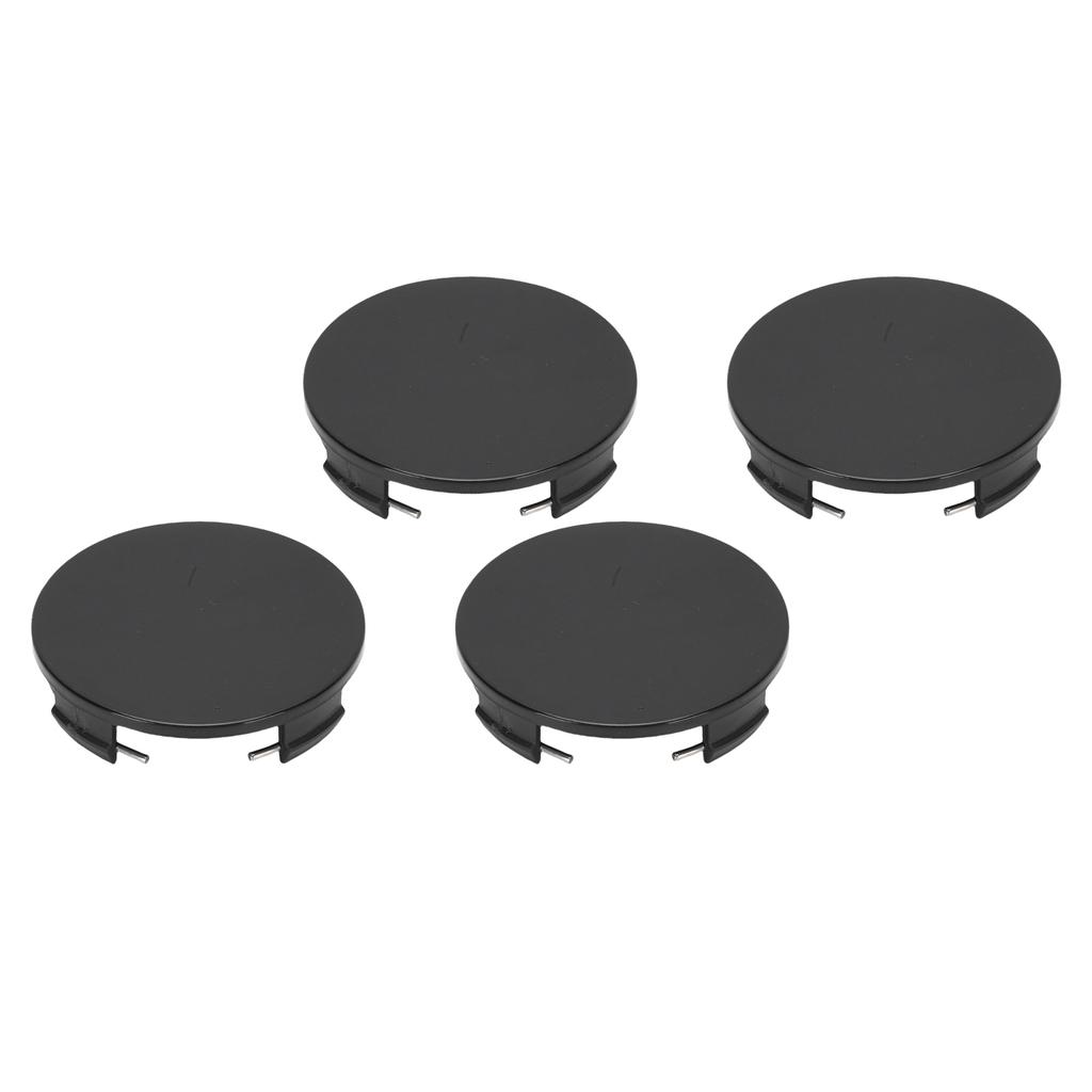 4 шт. 65 мм 2,6 дюйма Колпаки на центр колеса Защита от падения Крепление 62,2 мм ID Универсальная крышка центра ступицы Черный