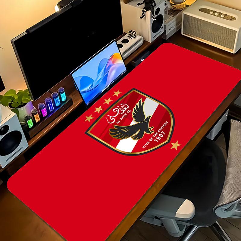 Al Ahly Sporting Club Mouse Pad, Large Gaming Desk Mat, Non-slip XXL Mousepad for Laptop & Tablet, Mini PC Playmat with Stitched Edges