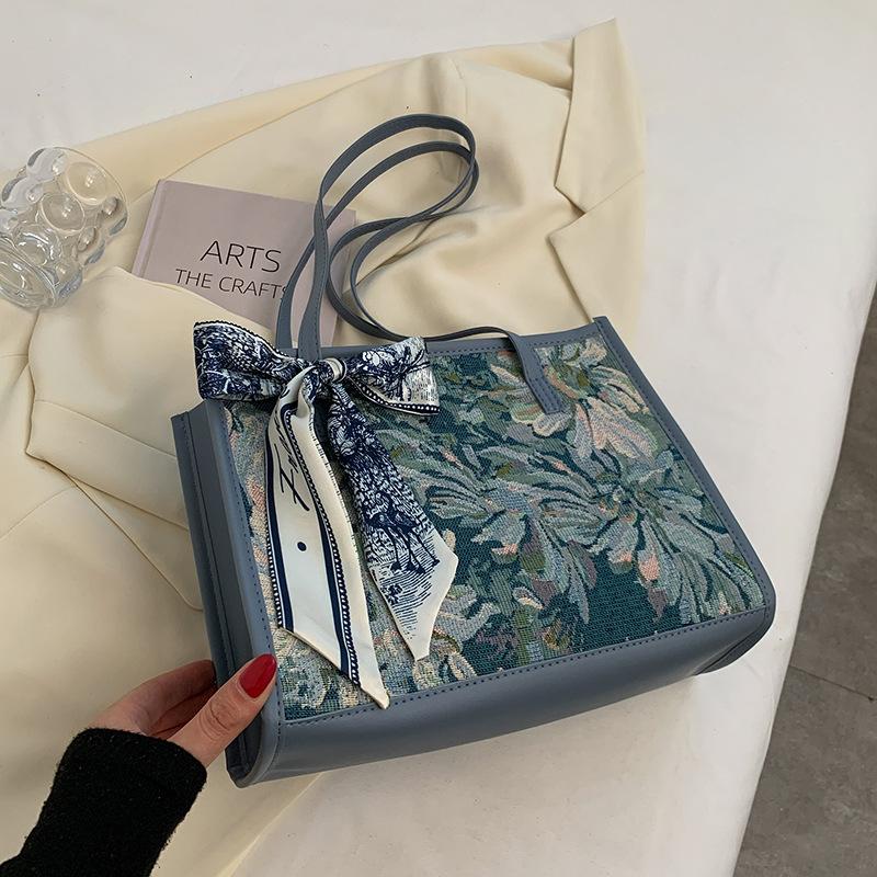 Весенне-летняя вместительная женская сумка, трендовая и модная, сумка через плечо, французская сумка-игрушка для поездок на работу