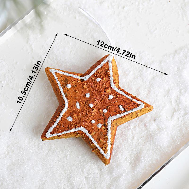 1 шт. Рождественская подвеска в виде печенья, бытовые предметы, снежный пончик, пенопластовый шар