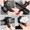 Bicycle Headlight 360 Degrees Adjustable LED Indicator USB Rechargeable Super Bright Lightweight Night Riding Road Mountain Bike Front Lamp