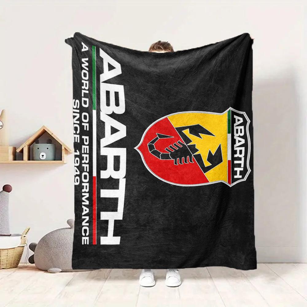 Abarth Performance Flannel Blanket Throw Blanket Soft Warm Sofa Bed Camping Car home Decor Unique Christmas Gift C9302728
