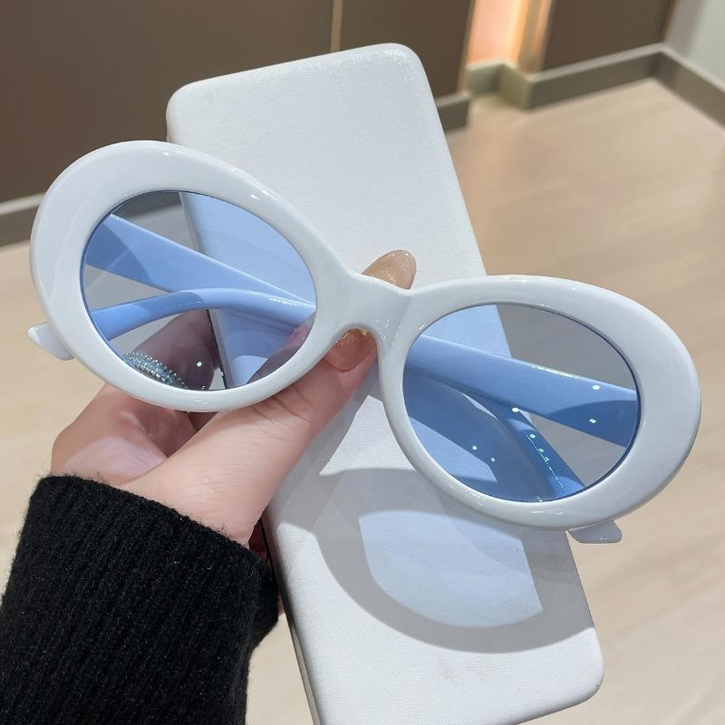 Stylish Women'S Small Frame Oval Sunglasses Latest Cool Multi Color Design Glasses Classic Style Designer Shades Uv400 Protection Eye Wear