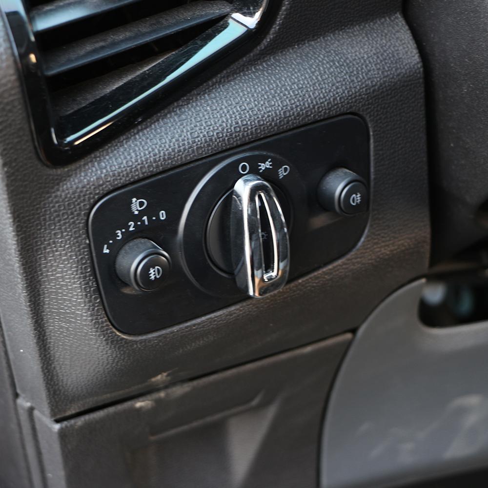 For Ford Ecosport 2013 - 2021 Head Light Switch Button Cover Front Lamp Adjust Knob Decoration Trim Sticker Interior Accessories