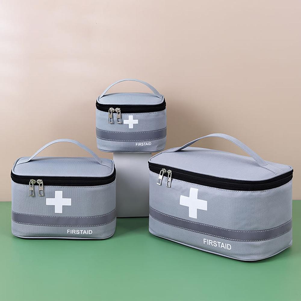 1PC Portable Medicine Bag Travel Outdoor Storage Health Kit Medicine Kit Travel Family Medicine Home Cloth Medicine Kit