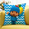 Cartoon P-Pocoyo Various Sizes Square Pillow Case For Car Home Bedchamber Decor
