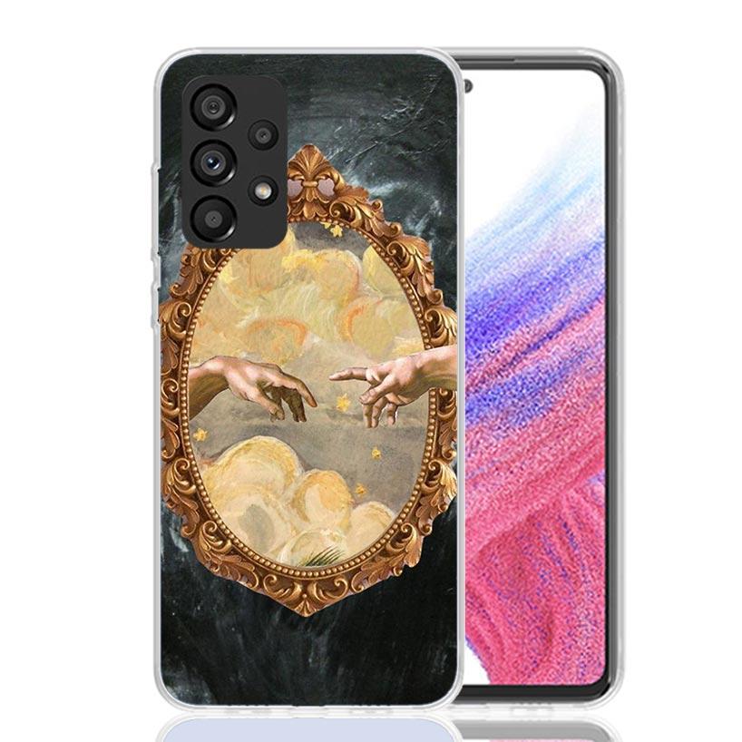 Чехол для телефона с рисунком Рене Магритта для Samsung Galaxy A17 A16 A14 A15 A13 A57 A56 A54 A55 A53 A37 A36 A34 A35 A33 A26 A24 A25 A23 Gala