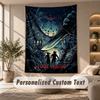 Tapestry Custom Name Text, Wall Hanging Tapestry Home Room DecorFriday the 13th Jason Voorhees