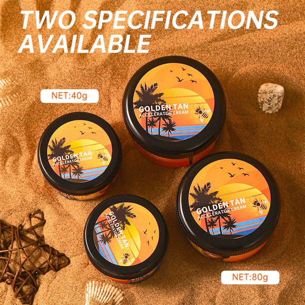 Крем-ускоритель загара Крем-загар для солярия и на открытом воздухе Подходит для темных тонов кожи