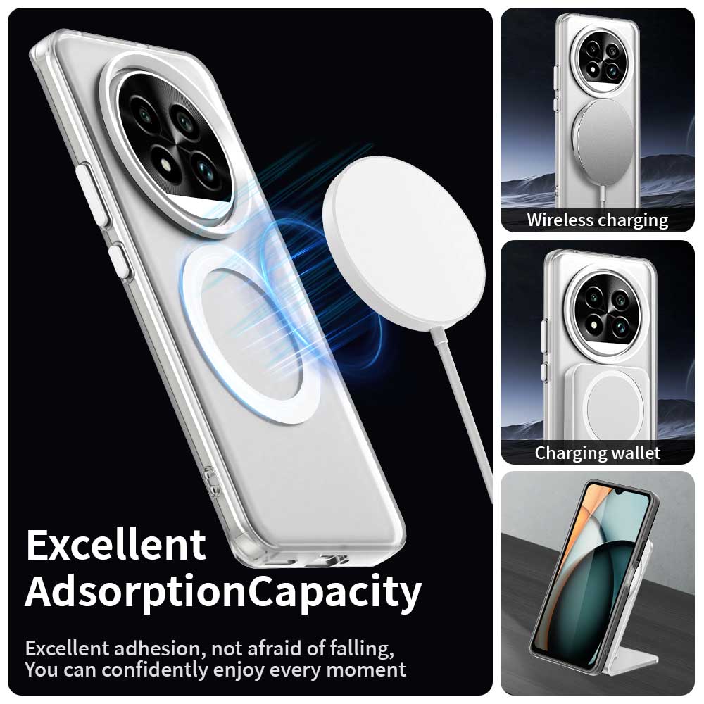 Для OPPO Realme 13 Pro 13 ProPlus Тонкий Противоударный Ударопрочный Защищающий от отпечатков пальцев Магнитный Матовый Чехол для телефона