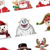 10 Pieces Christmas Car Window Decals Windshield Stickers Waterproof Clings for