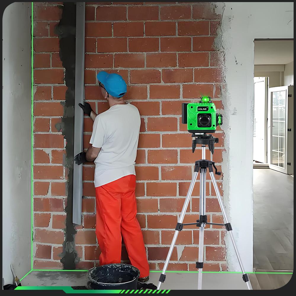 HGLINE Штатив для лазерного уровня 1,2 м, 1,5 м, растягивающийся штатив, подходящий для 5/8-дюймового лазерного уровня, алюминиевый штатив с подъемным рычагом