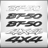 1 шт. 3D пластик ABS BT-50 BT50 4X4 Эмблема автомобиля Буквы Значок Задняя дверь багажника Наклейка Декаль Автоаксессуары