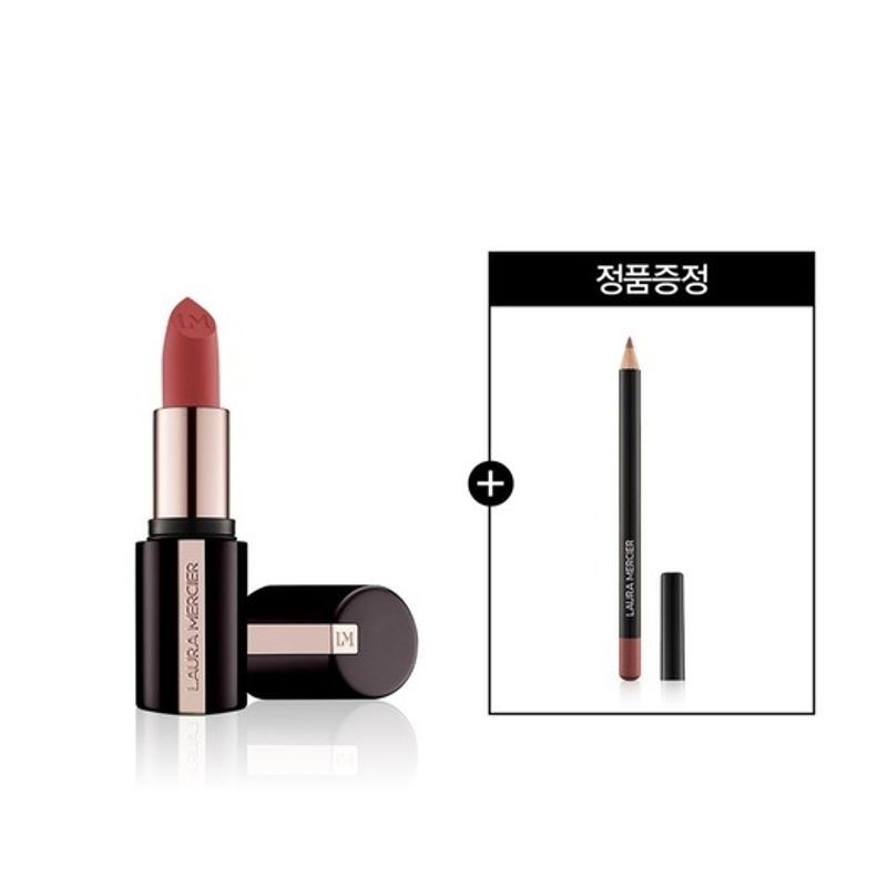 laura mercier Разглаживающая матовая помада с икрой (+ Карандаш для губ)