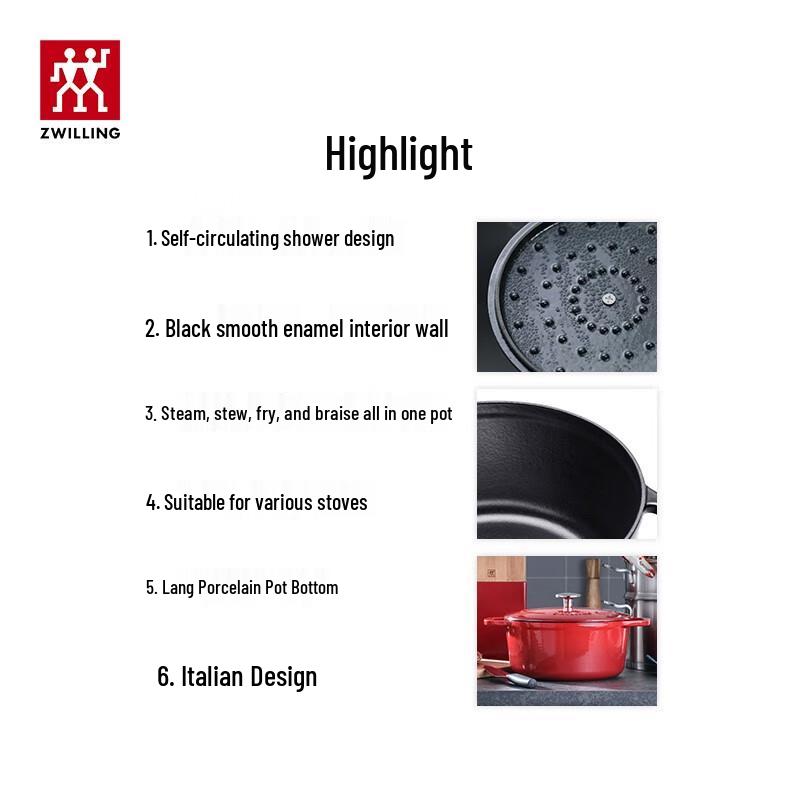 Zwilling 24cm Round Stew Pot