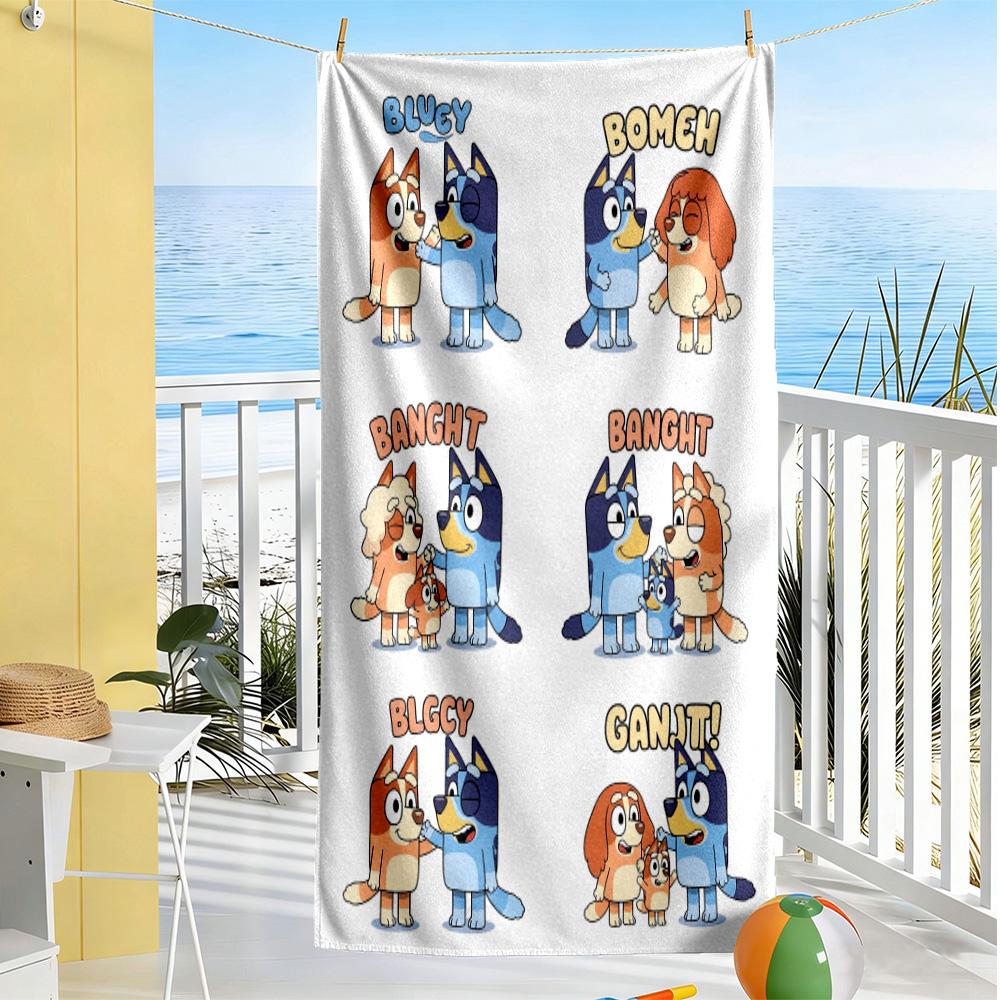 Christmas Friends Beach Towel Soft Durable Quick-Dry Comfortable Lightweight