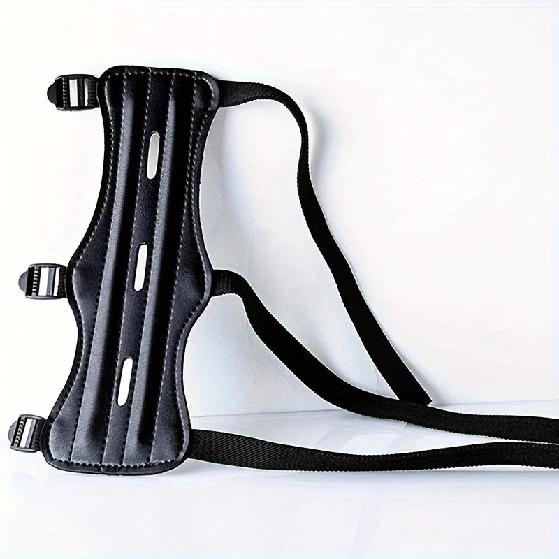 Leather Archery Equipment Arm Guard Protection Forearm Safe Adjustable Bow Arrow Hunting Shooting Training Accessories Protector
