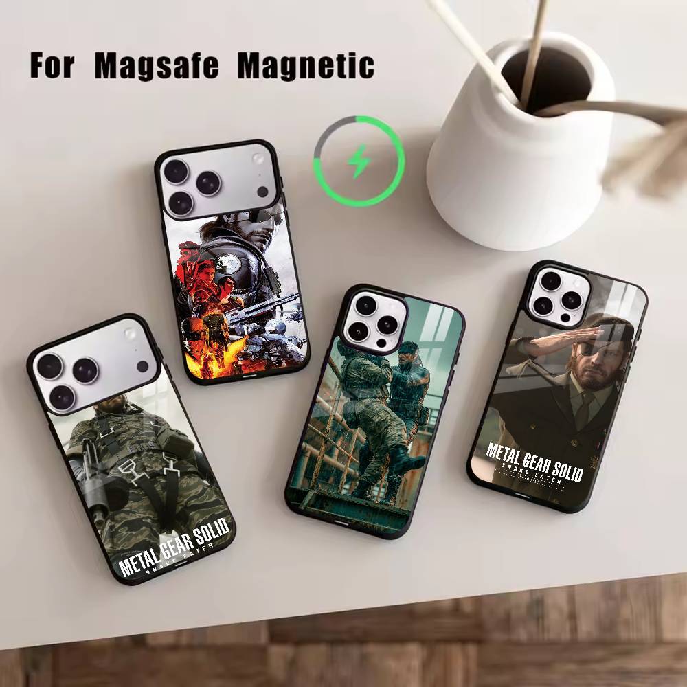 GM-Metal Gear Solid1 Phone Case For iPhone17,16,15,14,13,12,11 Plus,Pro Magnetic For Magsafe Wireless Charging