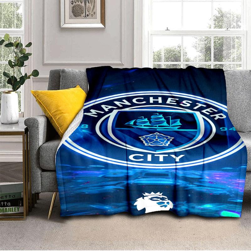 City Football Club Printed Throws Blanket Soft Flannel Blankets for Couch Bed Gifts for Men Women Picnic blanket Christmas gifts