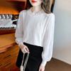 Early Spring Fashion Knitted Bottom Shirt Women's Spring Wear Spring Look Thin and Small Shirt Long Sleeve Women's Top