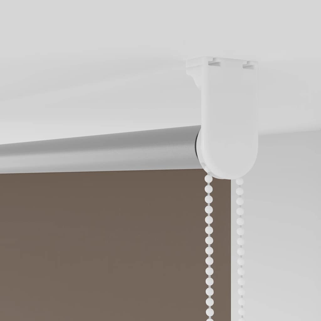 Blackout Roller Blind Coffee Brown 125 x 150 cm Fabric Width 121.6 cm