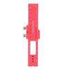 Aluminum Alloy Adjustable Sliding Stop Ruler Clear Scales T Type Scribing Ruler  Marking