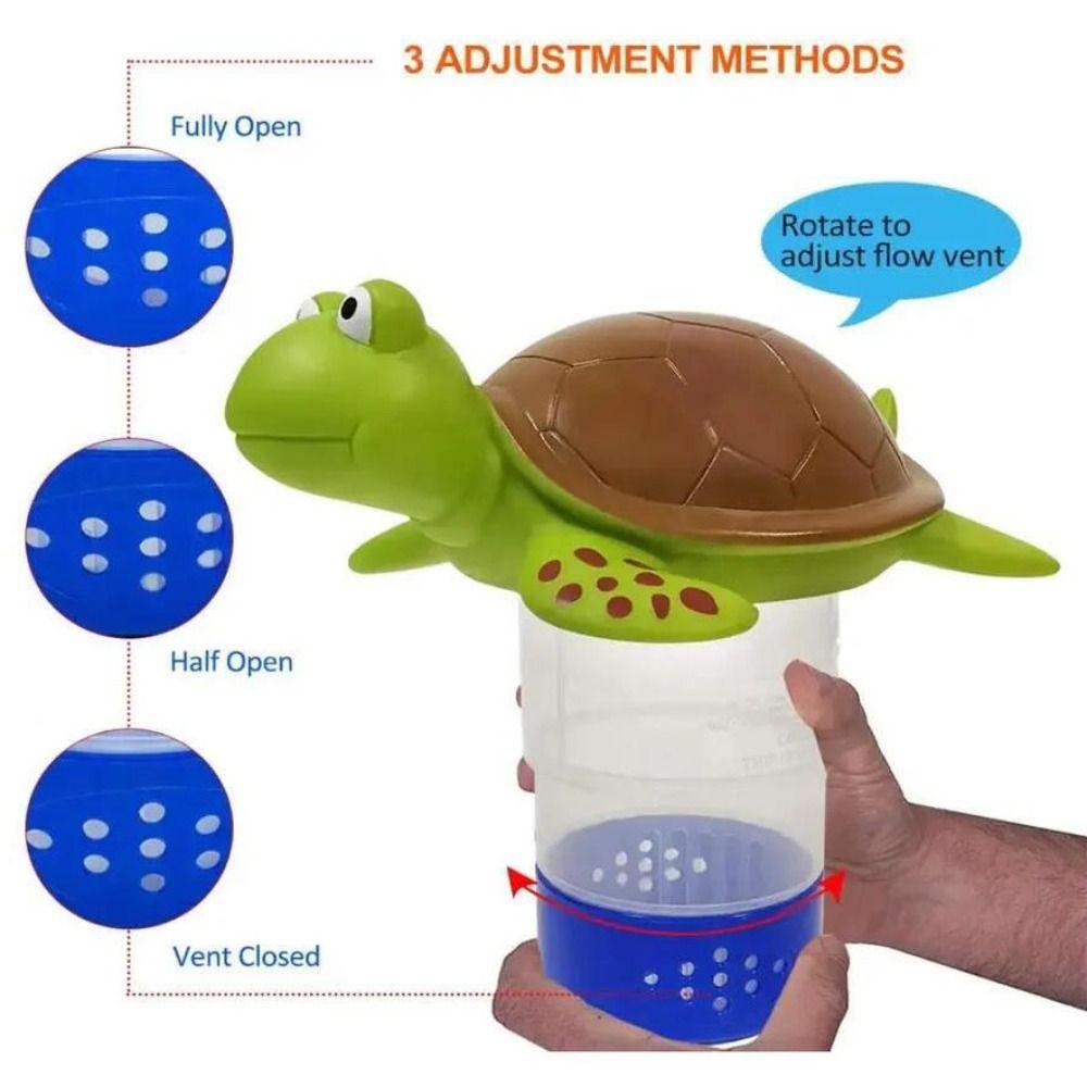 ПВХ бассейн хлор поплавок дозаторы хлор таблетки поплавок черепаха плавательный спа принадлежности для джакузи
