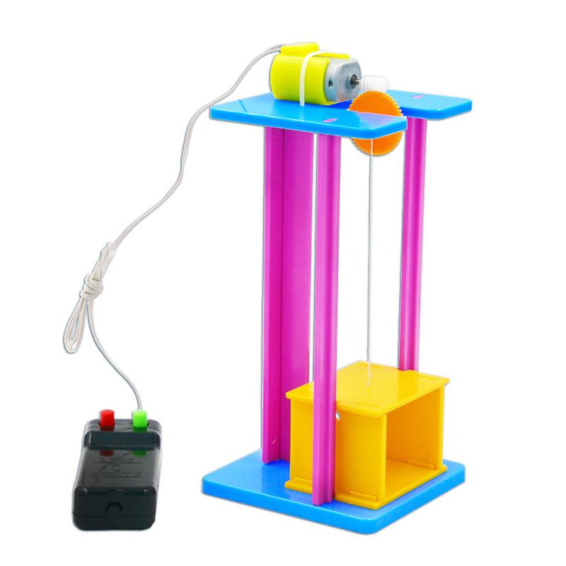 Stem Образовательный Научный Эксперимент Лифт Комплект С DIY Электрическим Подъемником Для Учеников Средней Школы
