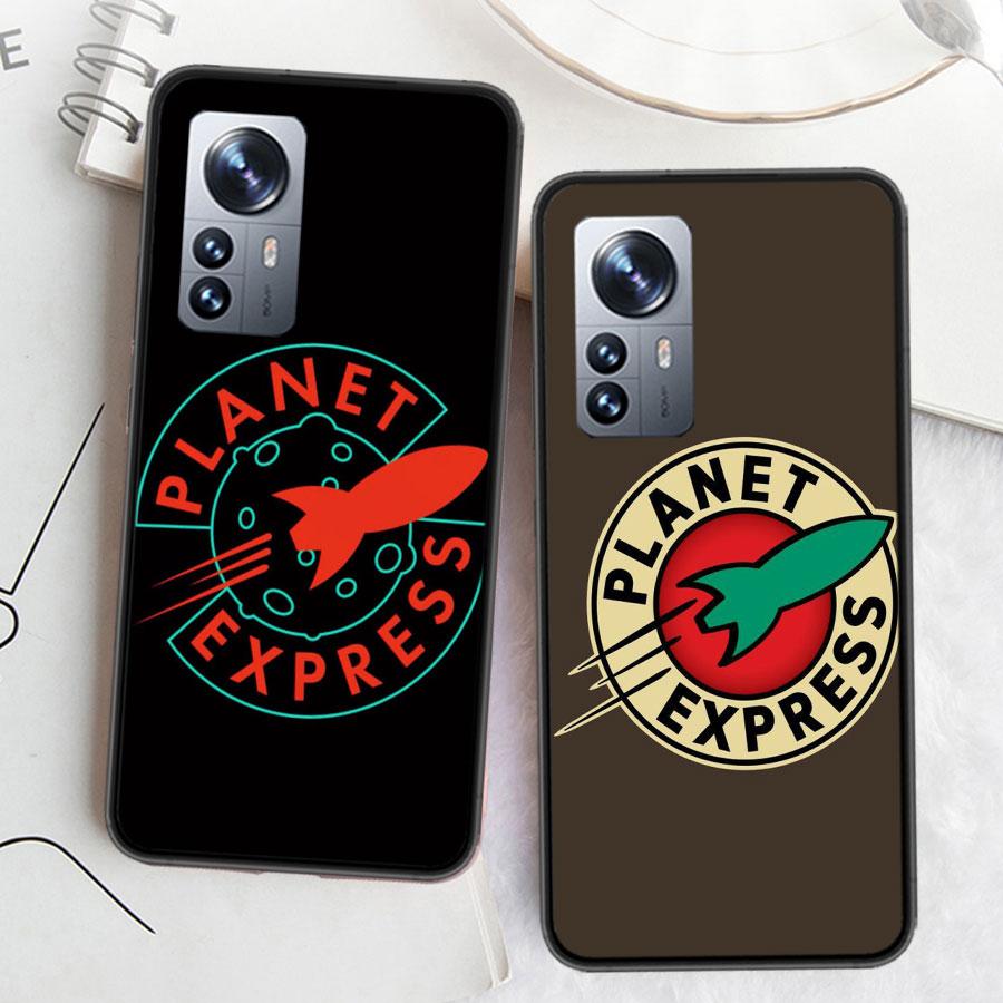 Futurama Planet Express Clear Phone For Xiaomi Poco X7 X6 X5 F6 F5 F7 Mi 14 Ultra 15 13 12 12X 12T 11T 10T Pro 11i 10 Lite Cover