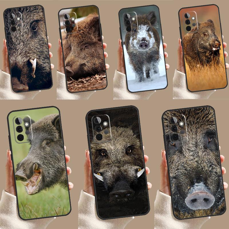 Wild Boar Case For Samsung Galaxy A35 A55 A25 A15 A51 A71 A12 A32 A52 A13 A33 A53 A14 A34 A54 Cover