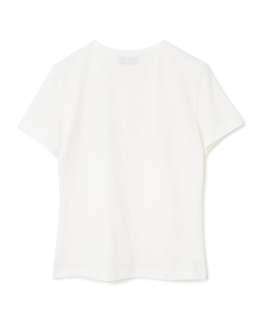 MILLO WOMEN Pearl Ribbon T-Shirt [White]