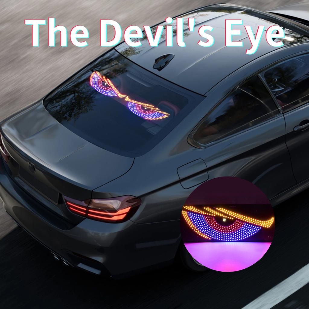 Car Interior LED Light Flexible LED Panel Devil Eye Lights Car Decoration Lamp