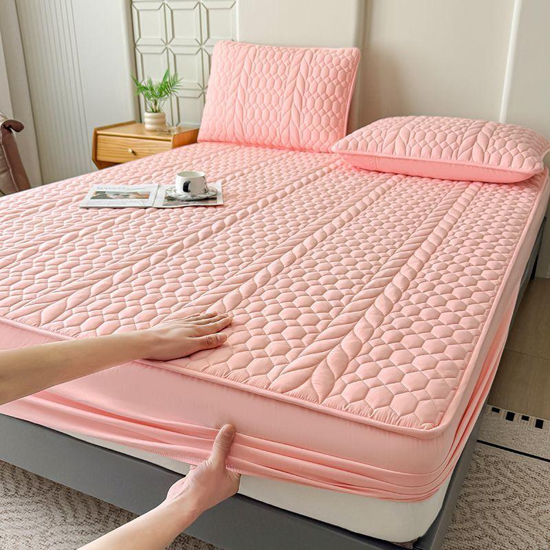 Наматрасник - Роскошный Хлопковый Защитник Матраса - Мягкий, Удобный и Дышащий Наматрасник - Матрас От Пыли, Грязи, Пролитых Жидкостей и Пятен