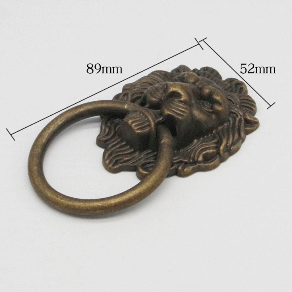 Декоративная ручка-скоба для двери Античная львиная голова Ручки для кухонного шкафа Новые ручки для ящиков