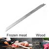 Stainless Steel Frozen Meat Bone Ice Cut Reciprocating Saw Blade 300*19mm*1.5mm