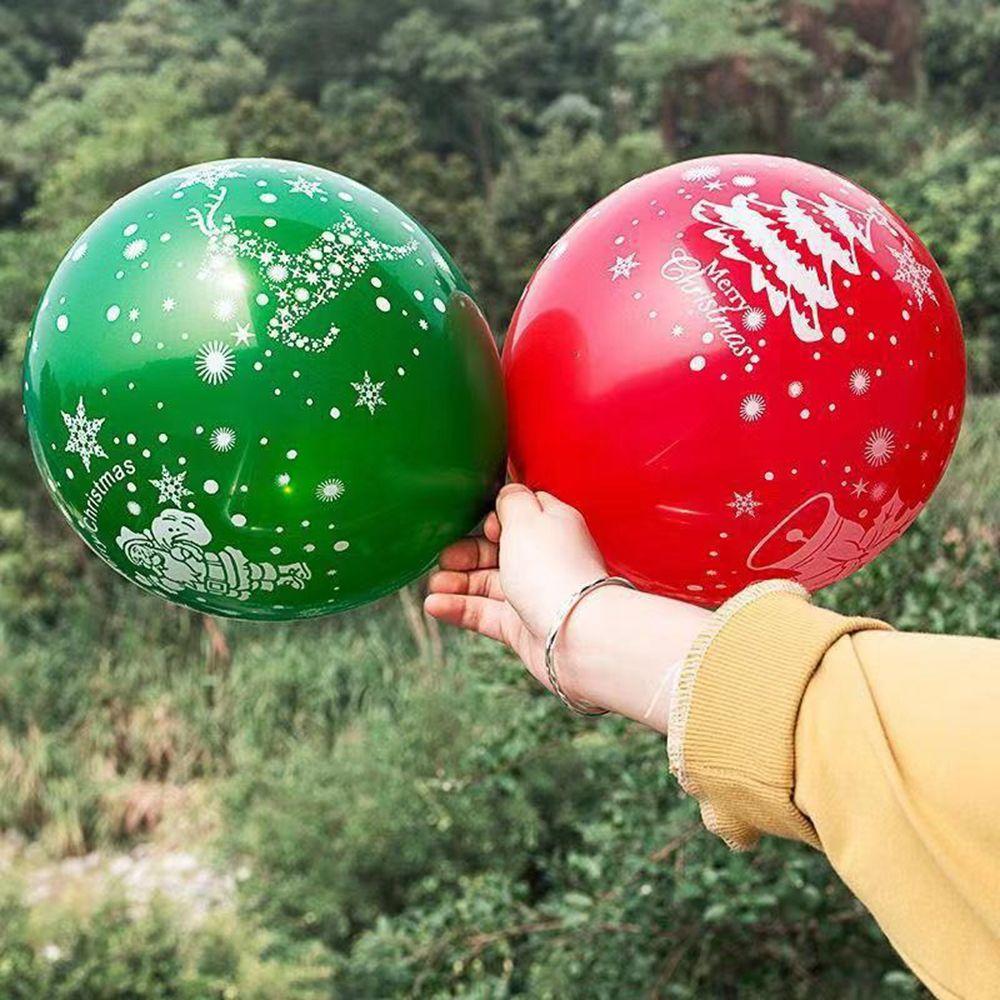 Рождественские латексные шары Золотые зеленые шары Конфетти Воздушные рождественские елки День рождения Детская вечеринка Украшения Свадебные принадлежности