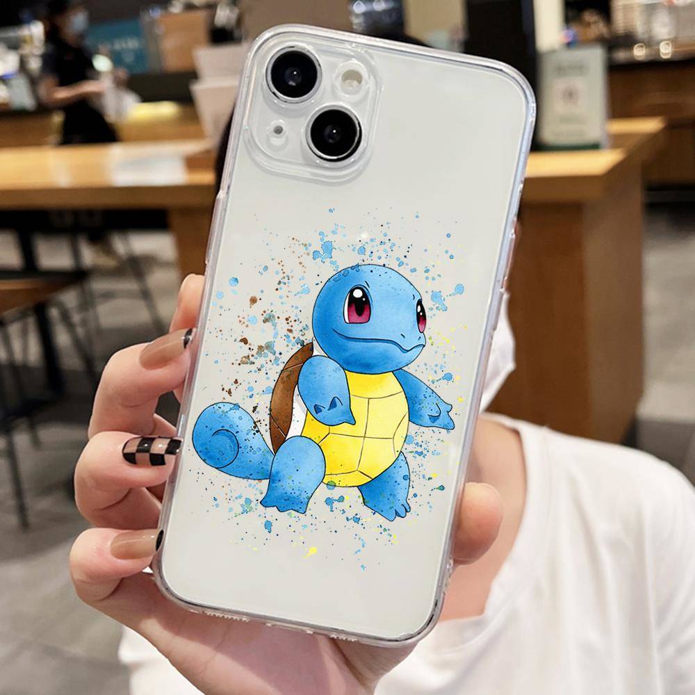Чехол E-50 Pokemon Dragon для iPhone 7 8 11 12 13 14 15 16 Pro Max Plus Mini Xiaomi Redmi A3 9A 9C 10A 10C 13C Note 9 11 Realme Narzo C30 C55