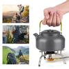 800ML Outdoor Portable Coffee Pot Camping Water Kettle Hiking Picnic BBQ Teapot